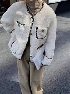 皮毛一体香风外套，其它，ZMZF