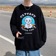 ！2023秋冬新款男士小羊刺绣毛衣潮牌针织衫上衣M317P78图片