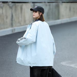 815A-JK96022-P62特 2025秋季三杠外套秋装休闲夹克女中性图片