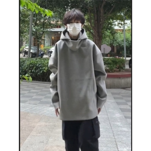 【有货】D88891-P65重磅连帽卫衣男士春秋季宽松美式新款潮流外套图片