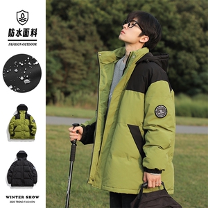 秋冬港风连帽时尚棉衣袖章宽松加厚冬季外套MY9308P-95图片