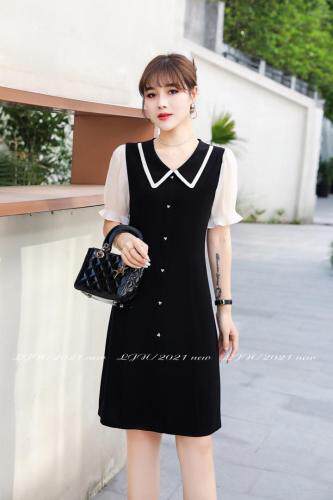 简约大气连衣裙，女装连衣裙，莲佳妮