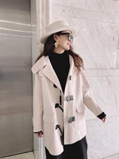 现货《双面羊绒》穿上上双面呢大衣。身体就如同呼吸般的自由。，其它，蓝衣可