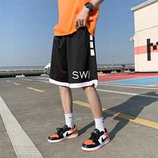 ！2023夏季新款男士冰丝短裤字母印花五分裤DK606P30，男装休闲裤，电商B220