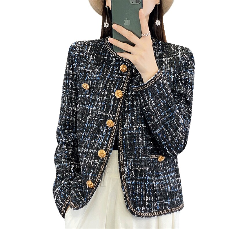 优雅气质小香风短外套显瘦百搭时尚女装高级感秋冬必备单品,女装短外套,佳绒高端店