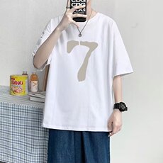 ins五分袖潮潮流城市风貌圆领男印花T恤LG201P28，男装T恤，星座1116-2