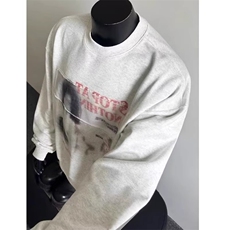 美式街头字母人物印花长袖卫衣男女秋季潮宽松上衣潮WY7063P44，男装卫衣，星座1013-5