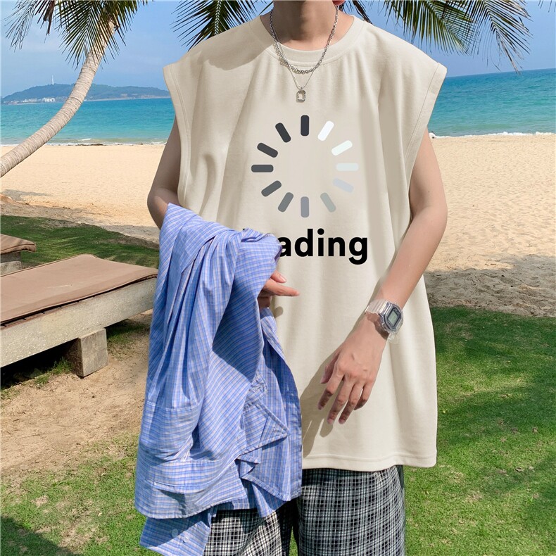 量大图低自动【有货】纯棉背心HD019-1-BX2570-P20，男装背心/马甲，电商019-1