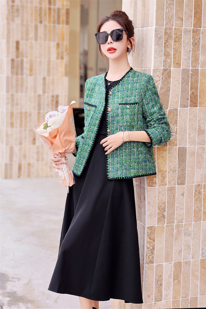小香风外套女2023秋季新款法式气质高级感,女装短外套,艾仟回(原伊仟回)