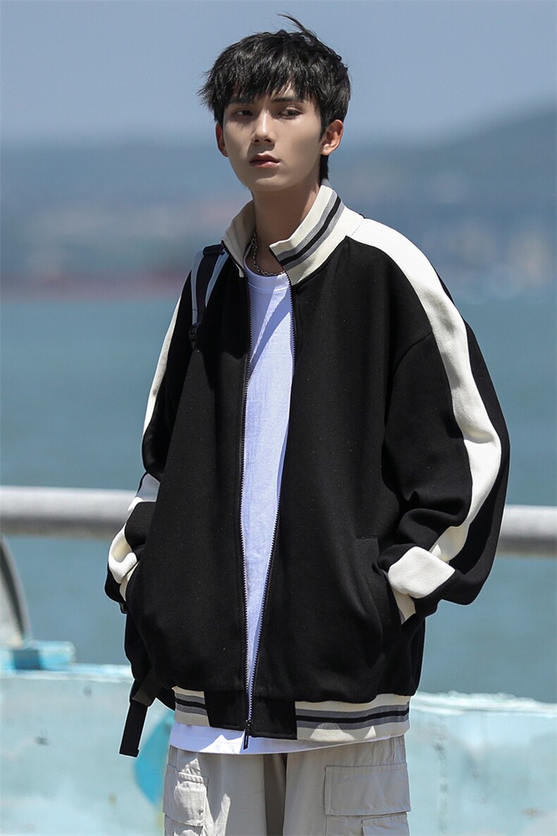 秋季新款男百搭cityboy风针织外套WT3406-P55控88,男装夹克,星座717
