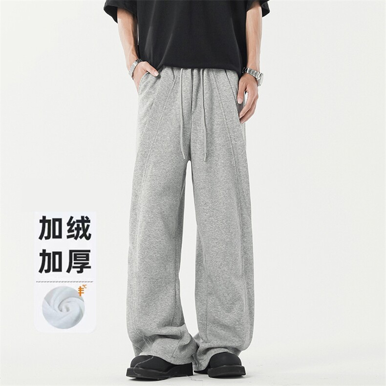 B258-D206JR-P65控88 抖音品质 弯刀卫裤 65%棉35%聚酯纤维图片