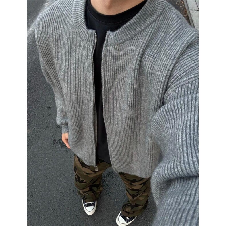 【有货】M5653HH-特P55cleanfit拉链开衫毛衣外套男款针织衫,男装针织衫/毛衣,星座1007（原301D）