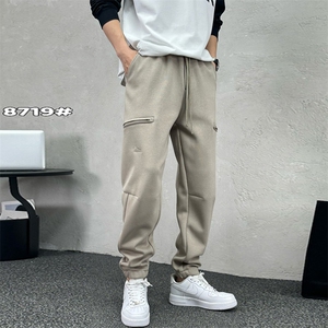 高级感时尚美式束脚休闲裤 男运动长裤 A329-K8719-P65图片