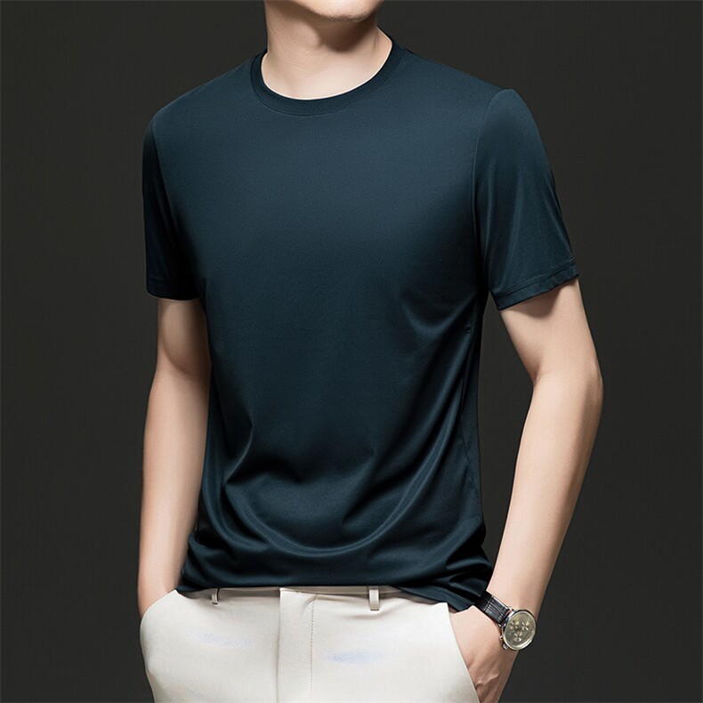 DN9811夏季新款男士T恤衫简约男士短袖圆领通勤男装，男装T恤，电商B360