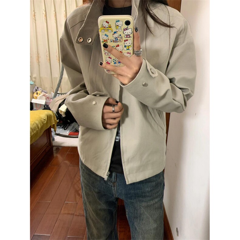 【有货】cleanfit高级感玉米格外套底特律工装夹克8252LL-特P65图片