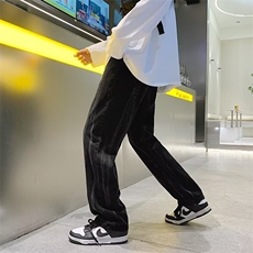 欧美hiphop裤子高街ins扎染阔腿牛仔裤男女秋冬直筒长裤NK707-P40，男装牛仔裤，星座1008