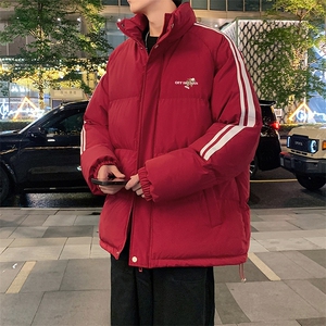 量大优可提供视频冬棉衣立领条纹HD019-1-MF5225-P75图片