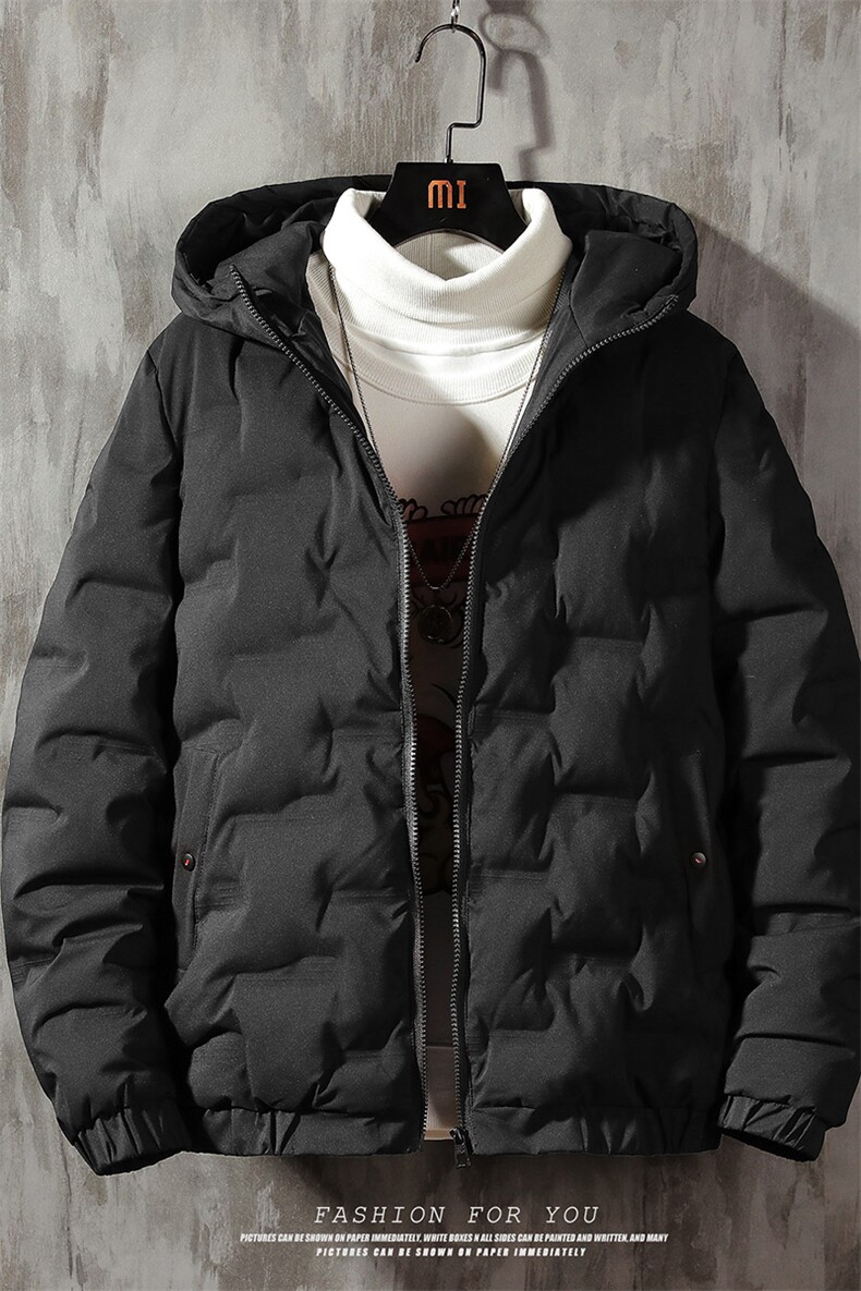 2020冬季新款日系大码加厚休闲保暖棉衣连帽外套男M733-P85,男装棉衣,电商A001