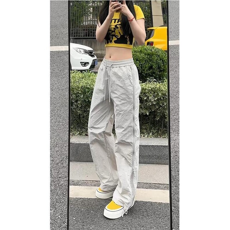 侧拉链全开运动速干裤子男款夏季网眼户外登山冲锋裤LCK1299-p40,男装休闲裤,星座1008