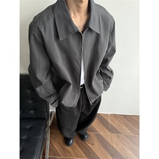 自家图水洗做旧翻领夹克807-3-JK2504-p95，男装夹克，星座807-3
