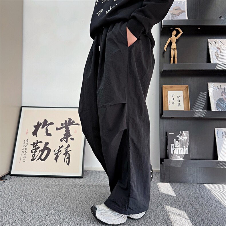 CK13/P88控118秋季中性风美式宽松多穿可拆卸腰带抽绳速干裤图首,男装休闲裤,星座305B-1