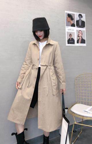 春装新款休闲风衣，女装风衣，依伊贝诺