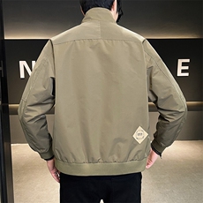 DS-A225-8858秋季新款外套立领帅气青年夹克百搭时尚潮流上衣，男装夹克，电商A225