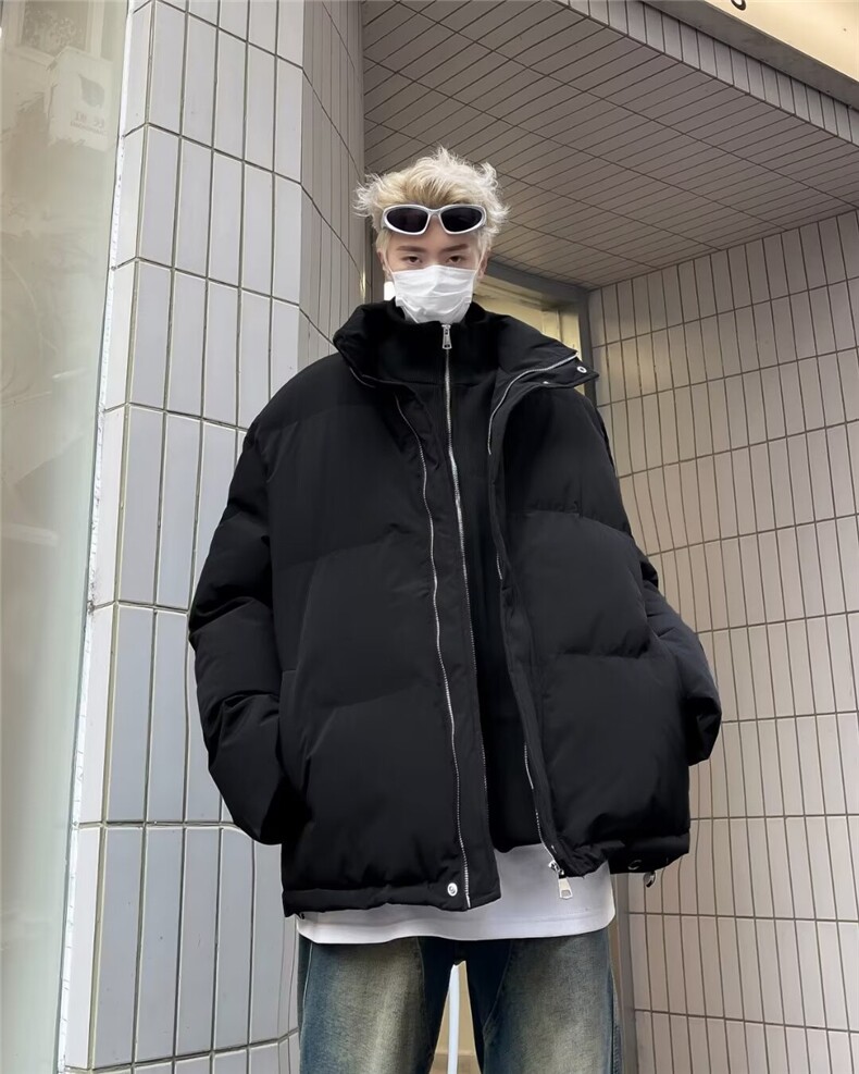 新款棉衣男冬季棉袄外套韩版潮流假两件面包服  YM223 P95图片