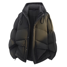连帽高品质保暖cityboy羽绒服情侣冬90白鸭绒2025SYR2602-P270，男装羽绒服，星座610B-1