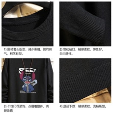 M67038-P45加绒款-P65圆领毛衣男大码针织衫男毛线衣线衫砖墙，男装针织衫/毛衣，电商A040A