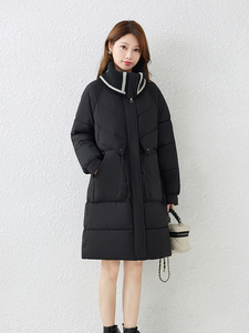 羽绒棉服女中长款2025冬季新款韩版收腰显瘦减龄时尚加厚外套棉袄图片