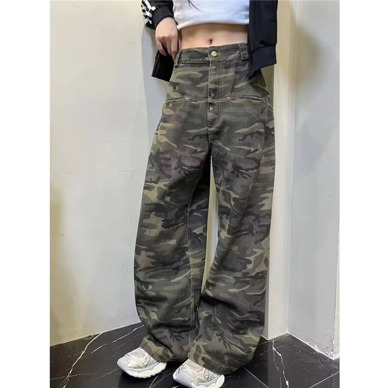 1506/QB2190/P46美式复古水洗迷彩伞兵工装裤，男装工装外套，星座1506