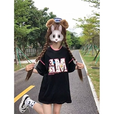 H0729-P35刺绣贴布（纯棉220克精梳紧密）短袖t恤女，男装T恤，星座617A-2
