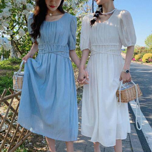 清爽舒适连衣裙，女装连衣裙，M.W 嫚维