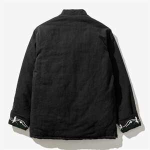 2020冬季新款男装中国风仙鹤刺绣外套加厚夹棉棉衣M06-P100特图片