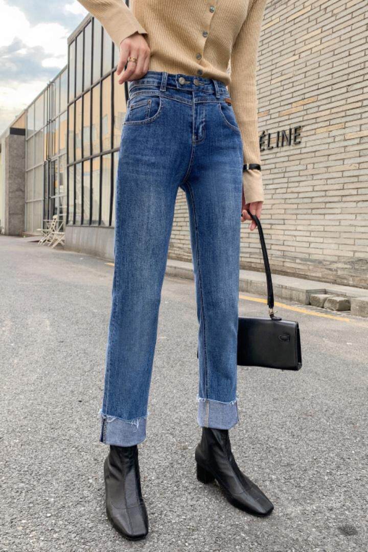 现货翻边烟管裤，其它，雪儿诱惑