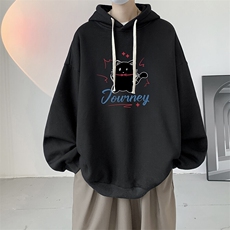 连帽卫衣男大码胖子帽衫大号运动服WY2412-P35，男装卫衣，电商A040