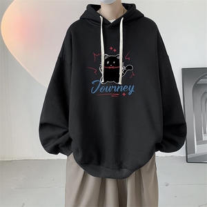 连帽卫衣男大码胖子帽衫大号运动服WY2412-P35图片