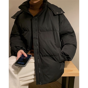 黄墙港风冬季休闲时尚宽松立领连帽棉服A247-MY200特批80控138图片