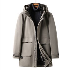 新款冬季脱卸内胆鹅绒羽绒服中年男冬装外套爸爸装GSNA21303-P385，男装羽绒服，电商B212（原钱塘6029）