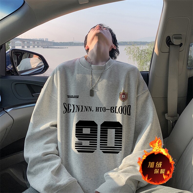 抖音得物供货可提供视频2024秋冬新款重磅美式卫衣DY5760,男装卫衣,电商A486