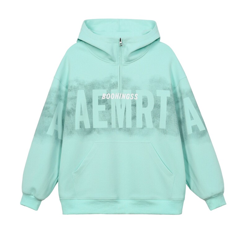 2026春季新款旋律风车没打菠萝格印花卫衣M-5XHW24711-特P50,男装卫衣,电商A022