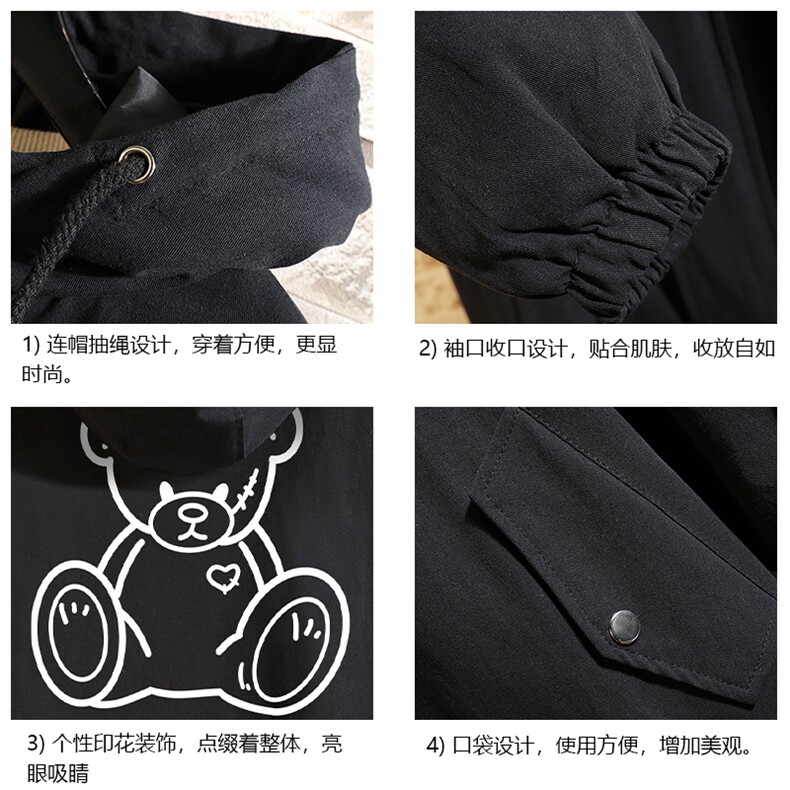 JK41174-P85加棉款-P115纯棉连帽夹克男士大码工装夹克男砖墙,男装夹克,电商A040A