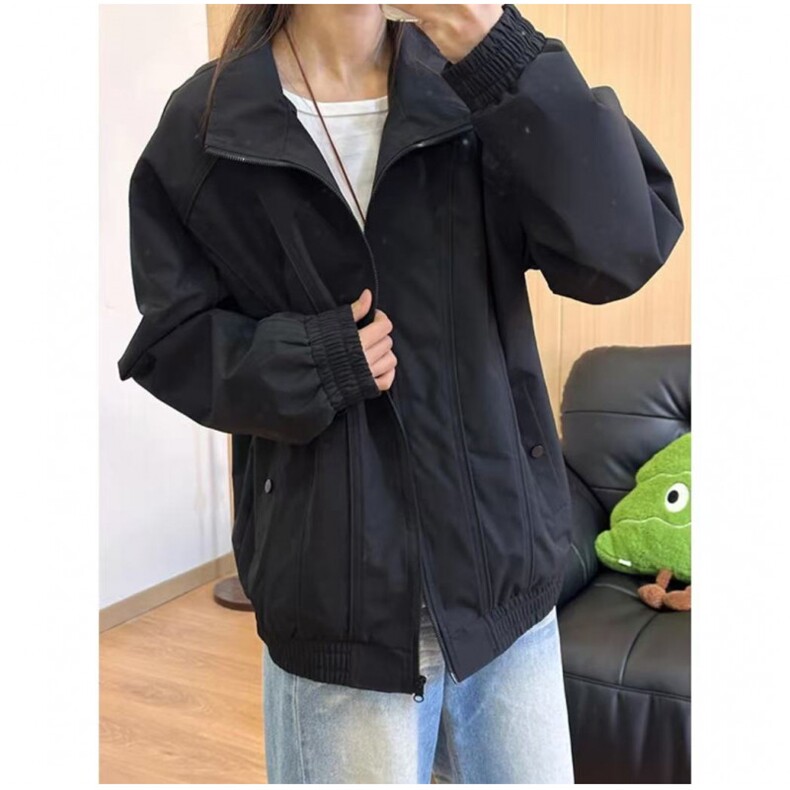户外夹克男立领纯色上衣冲锋衣外套DSA157B-JK7866-P55,男装夹克,电商A157B