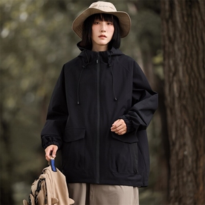 2025春季户外连帽冲锋衣三防情侣登山服夹克男山系外套JK2381-P40图片
