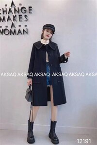(现货)秋季新款羊绒大衣图片