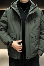 大码连帽男士加厚保暖大棉袄7503-P90大码元控169，男装棉衣，星座209