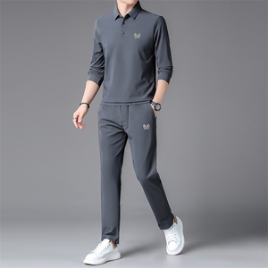 SXL9701春秋款男士运动套装二件套翻领男装P160图片
