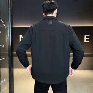 标轻薄羽绒服男工装风冬季潮流翻领短款外套男士夹克3507-P185图片