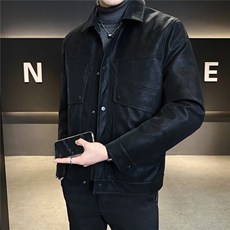 新标90绒羽绒服男冬季2025新款皮夹克7天后出货A313-8878-P245，男装夹克，电商A313